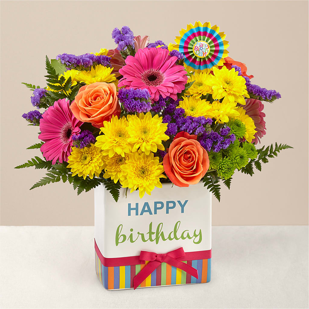 Birthday Brights Bouquet – Four Seasons Flowers, Guelph ON