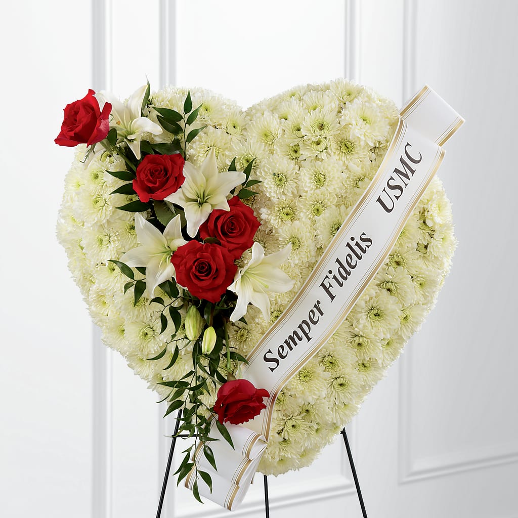 Heartfelt Hero Standing Heart – Four Seasons Flowers, Guelph ON