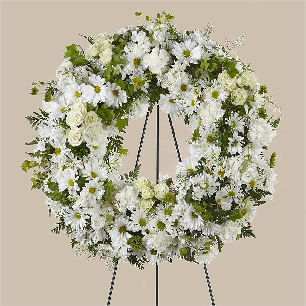 Faithful Wishes Wreath – Four Seasons Flowers, Guelph ON