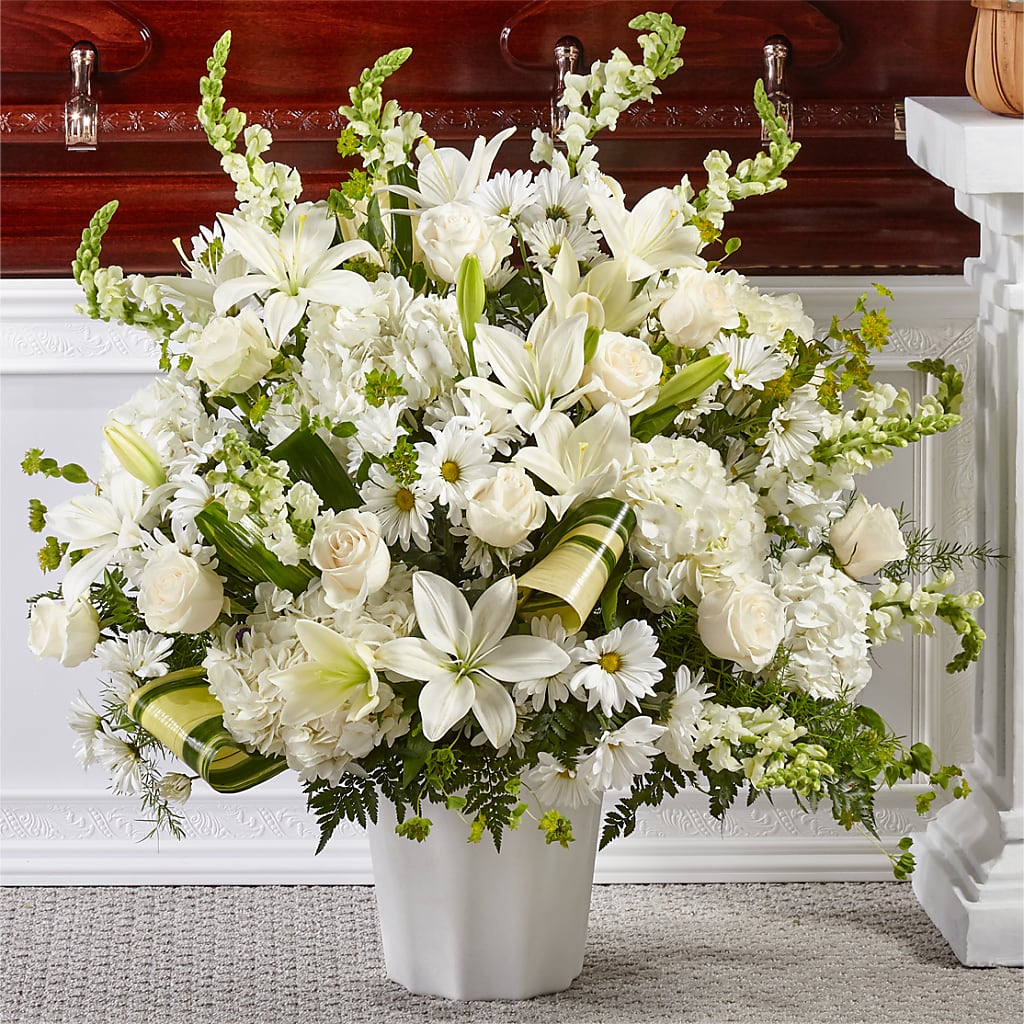 Thoughts of Tranquility Floor Basket – Four Seasons Flowers, Guelph ON