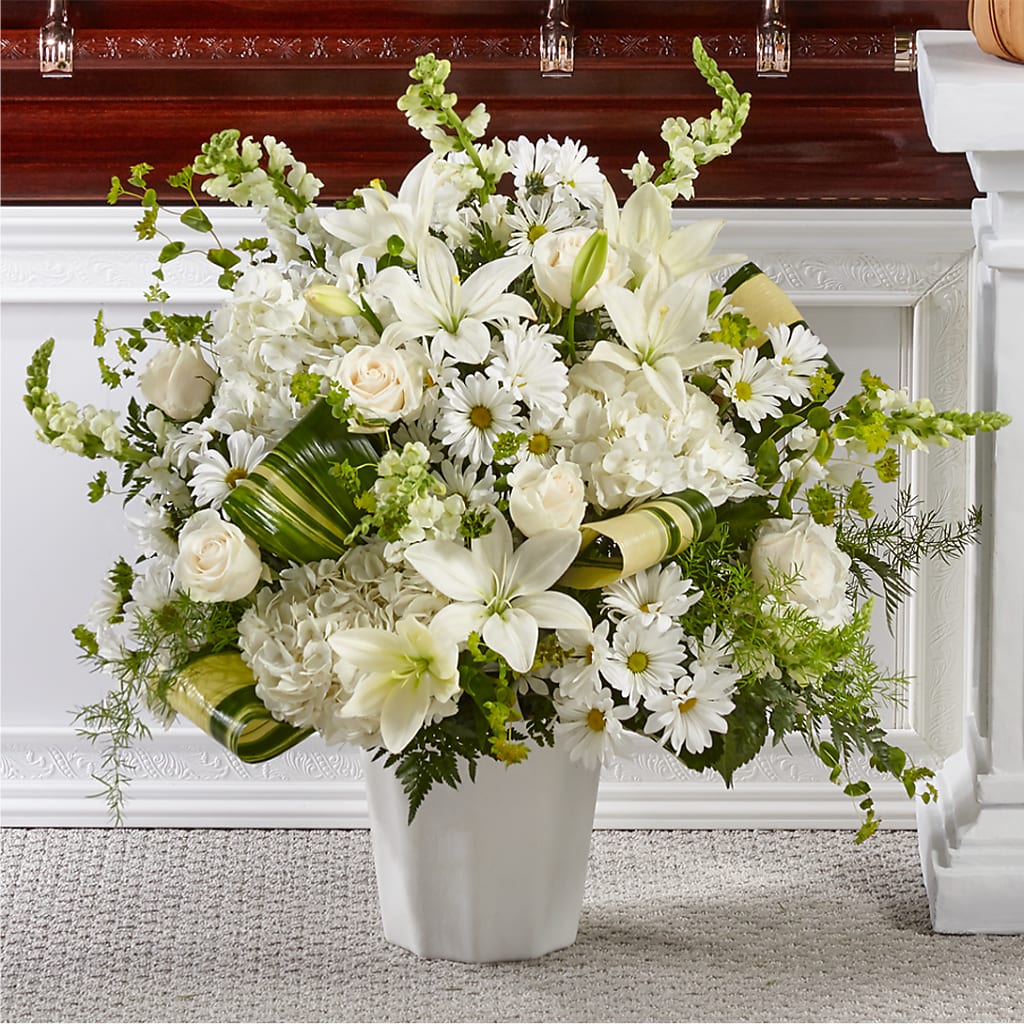 Thoughts of Tranquility Floor Basket – Four Seasons Flowers, Guelph ON