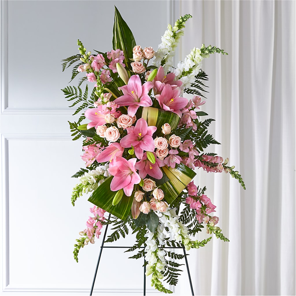 Elegant Embrace Standing Spray – Four Seasons Flowers, Guelph ON