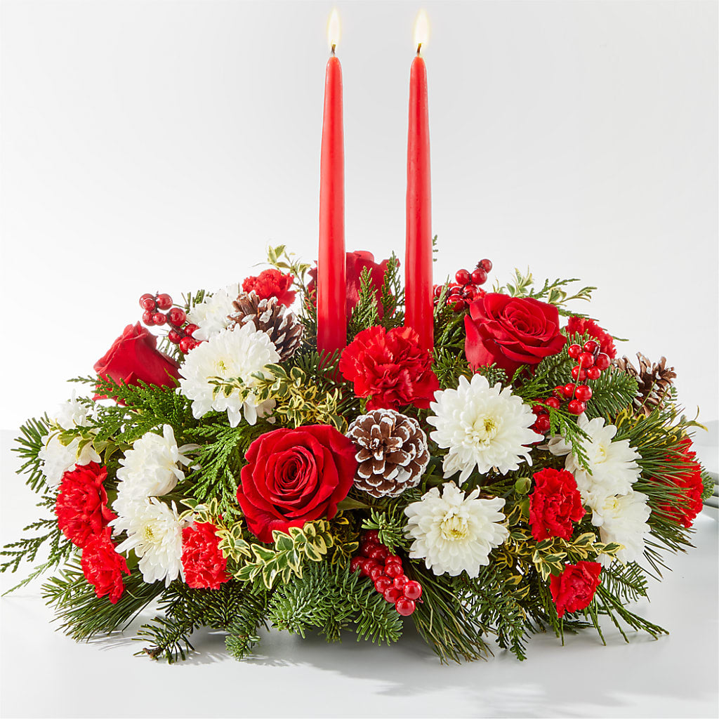 Holiday Soiree Centerpiece – Four Seasons Flowers, Guelph ON