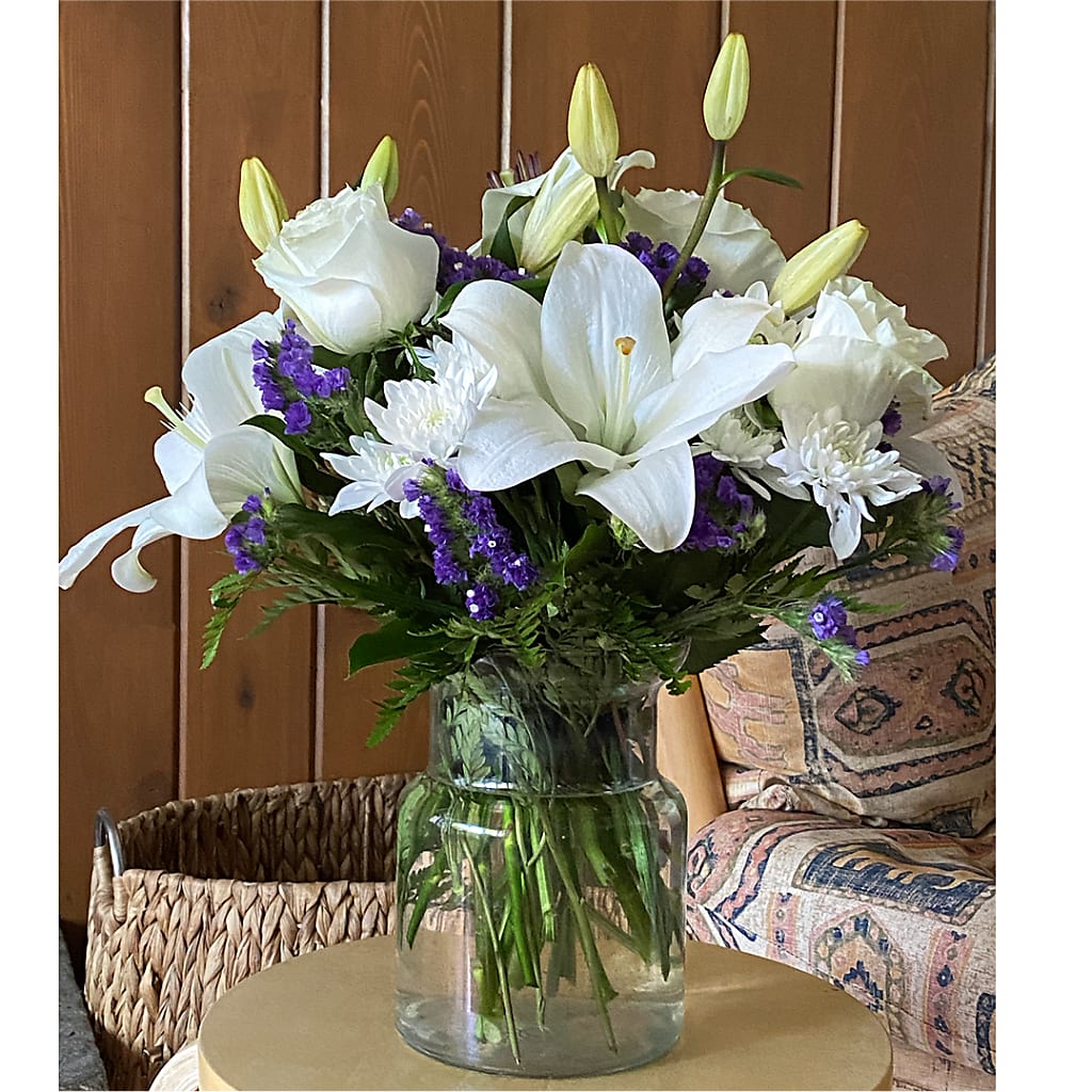 Beyond Blue Bouquet –  Four Seasons Flowers, Guelph ON