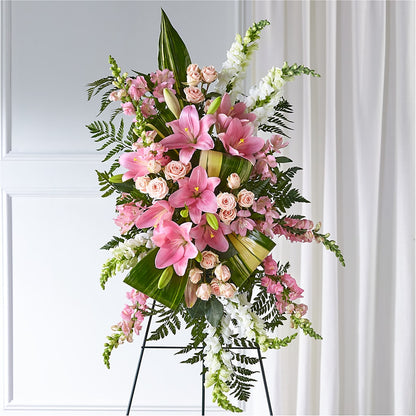 Elegant Embrace Standing Spray –  Four Seasons Flowers, Guelph ON